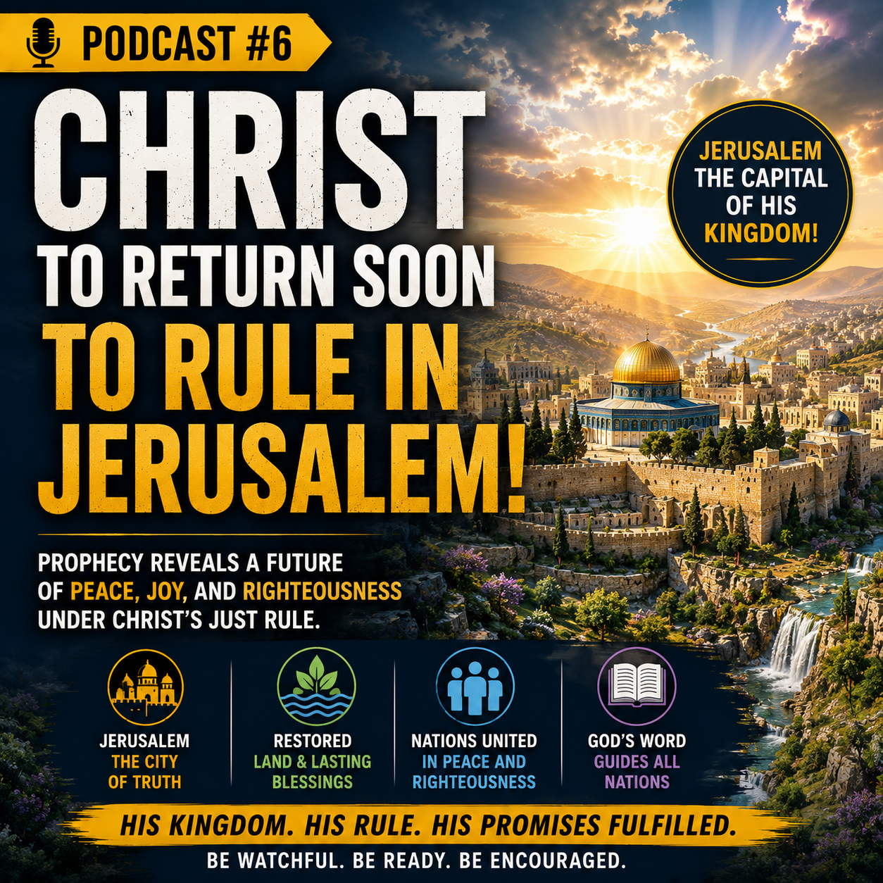 Christ to Return Soon to Rule in Jerusalem episode thumbnail